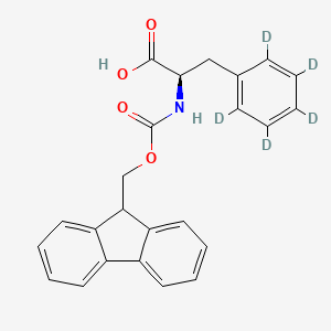 molecular formula C24H21NO4 B12401639 Fmoc-D-Phe-OH-d5 