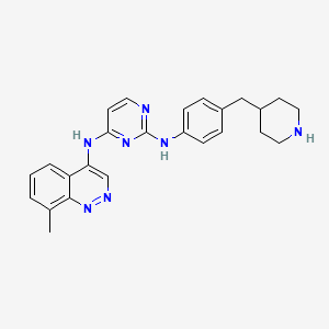 molecular formula C25H27N7 B12401647 Alk5-IN-28 