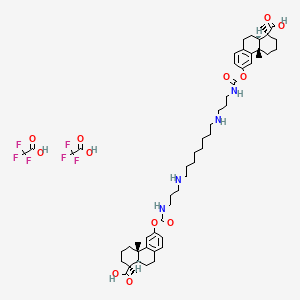 molecular formula C54H76F6N4O12 B12401656 Antifungal agent 29 