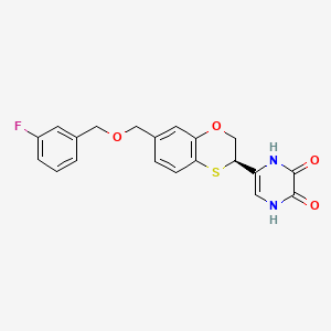 molecular formula C20H17FN2O4S B12401679 NMDA receptor modulator 6 