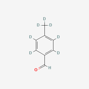 molecular formula C8H8O B12401687 p-Tolualdehyde-d7 CAS No. 1219805-23-8