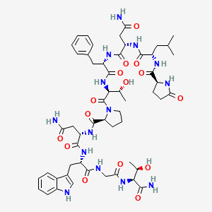 molecular formula C54H74N14O15 B12401751 Adipokinetic hormone I (Locusta migratoria) 
