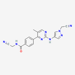 molecular formula C19H16N8O B12401794 Jak-IN-21 