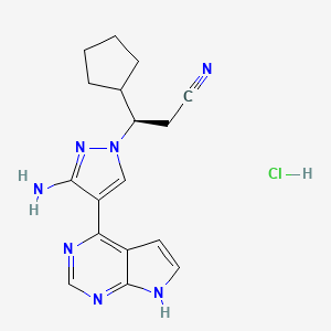 molecular formula C17H20ClN7 B12401812 Rovadicitinib hydrochloride 