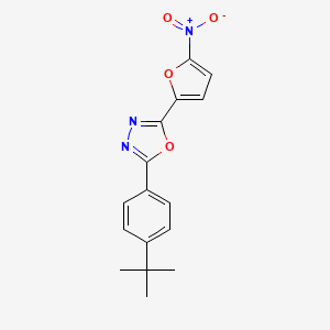 molecular formula C16H15N3O4 B12401857 Antitubercular agent-11 