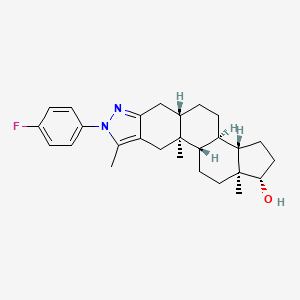 molecular formula C27H35FN2O B12401901 Androgen receptor antagonist 7 