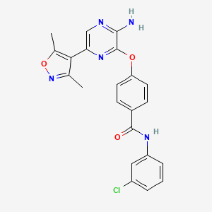molecular formula C22H18ClN5O3 B12401917 Aurora Kinases-IN-2 