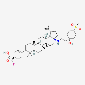 molecular formula C46H72FNO5S B12401958 HIV-1 inhibitor-52 