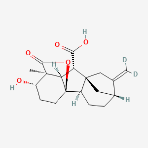 molecular formula C19H24O5 B12401959 Gibberellin A4-d2 