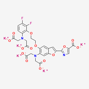 molecular formula C28H18F2K5N3O14 B12401974 Fura-FF (pentapotassium) 
