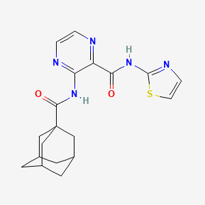molecular formula C19H21N5O2S B12402026 Antibacterial agent 118 