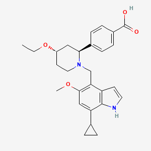 molecular formula C27H32N2O4 B12402037 Factor B-IN-4 