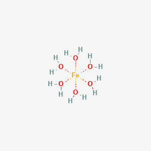 molecular formula FeH12O6 B1240207 hexahydroxidoferrate(III) 