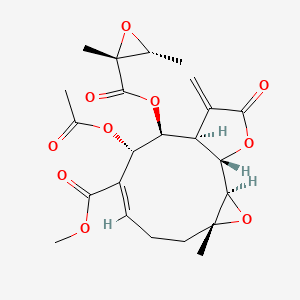 molecular formula C23H28O10 B1240213 Enhydrin CAS No. 33880-85-2