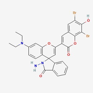 molecular formula C29H23Br2N3O5 B12402148 CB2-H 