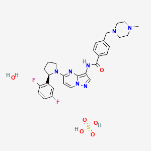 molecular formula C29H35F2N7O6S B12402318 Protein kinase inhibitor 5 (sulfate hydrate) 