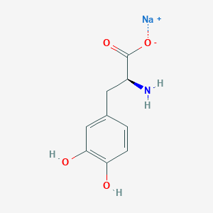 molecular formula C9H10NNaO4 B12402450 L-DOPA (sodium) 
