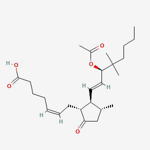 molecular formula C25H40O5 B1240249 15-Acetyltrimoprostil CAS No. 81397-66-2