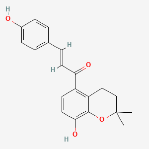 molecular formula C20H20O4 B1240257 Crotmadine CAS No. 92662-86-7