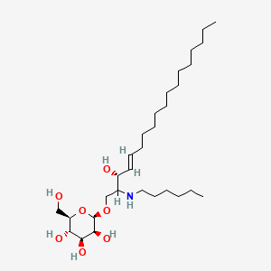 molecular formula C30H59NO7 B1240258 N-Hexylglucosylsphingosine CAS No. 41613-22-3