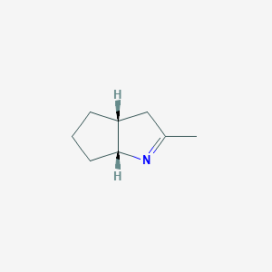 molecular formula C8H13N B124026 (3AR,6aR)-2-methyl-3,3a,4,5,6,6a-hexahydrocyclopenta[b]pyrrole CAS No. 154592-43-5
