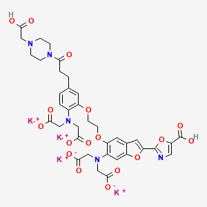 molecular formula C37H35K4N5O17 B12402610 Fura PE-3 (potassium) 