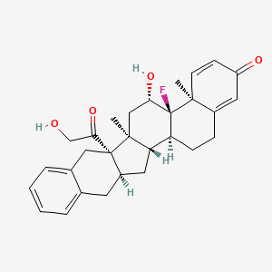 molecular formula C29H33FO4 B1240276 Naflocort CAS No. 59497-39-1