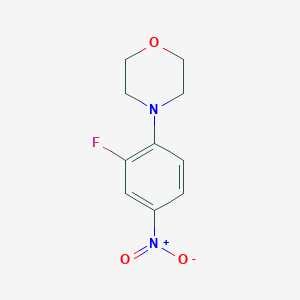 molecular formula C10H11FN2O3 B124028 4-(2-Fluoro-4-nitrophenyl)morpholine CAS No. 2689-39-6