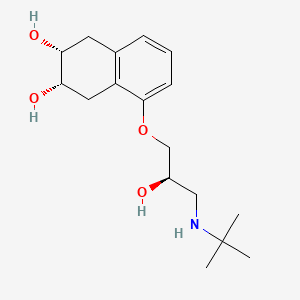 (2R,3S)-5-{[(2R)-3-(tert-butylamino)-2-hydroxypropyl]oxy}-1,2,3,4-tetrahydronaphthalene-2,3-diol