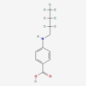 molecular formula C11H15NO2 B12402852 4-(Butylamino)benzoic acid-d7 