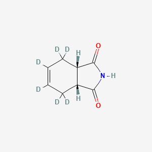 molecular formula C8H9NO2 B12402857 cis-1,2,3,6-Tetrahydrophthalimide-3,3,4,5,6,6-D6 