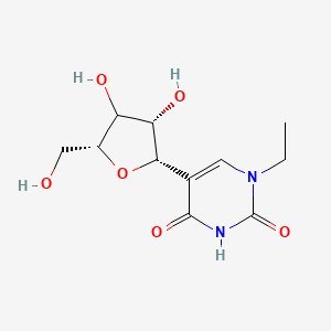 molecular formula C11H16N2O6 B12402871 N1-Ethylpseudouridine 