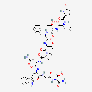 molecular formula C54H75N13O15 B12402899 Stick Insect Hypertrehalosaemic Factor II 