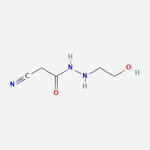 molecular formula C5H9N3O2 B1240293 Cyanoacetic acid hydroxyethylhydrazide CAS No. 55819-73-3