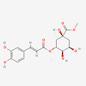 molecular formula C17H20O9 B1240295 3-O-Caffeoylquinic acid methyl ester CAS No. 123483-19-2
