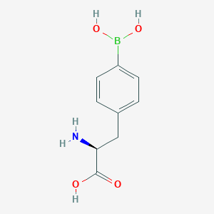molecular formula C9H12BNO4 B124030 4-Borono-L-phenylalanine CAS No. 76410-58-7