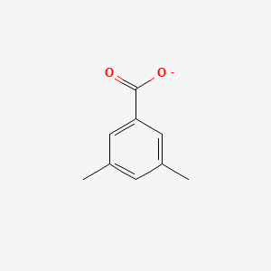 molecular formula C9H9O2- B1240308 3,5-Dimethylbenzoate 