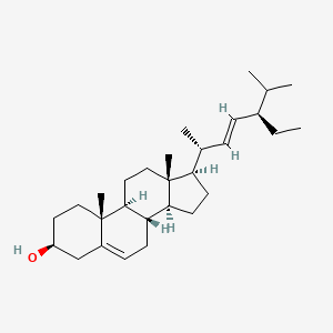 molecular formula C29H48O B1240314 Poriferasterol CAS No. 481-16-3
