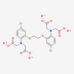 molecular formula C22H18Br2K4N2O10 B12403147 5,5'-Dibromo BAPTA (tetrapotassium) 