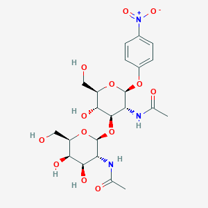molecular formula C22H31N3O13 B12403188 GalNAc|A(1-3)GlcNAc-|A-pNP 