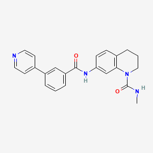 molecular formula C23H22N4O2 B12403214 DC-CPin711 