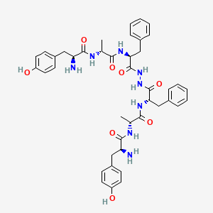 Bis(tyrosyl-alanyl-phenylalaninamide)hydrazide