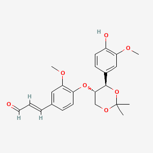 molecular formula C23H26O7 B12403473 Apoptosis inducer 5 