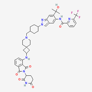 molecular formula C45H49F3N8O6 B12403509 KTX-497 