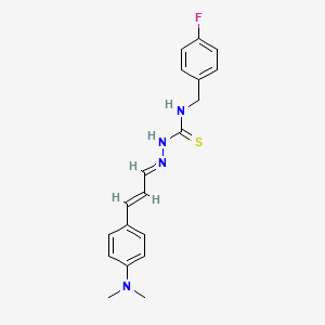 molecular formula C19H21FN4S B12403525 Caii-IN-1 