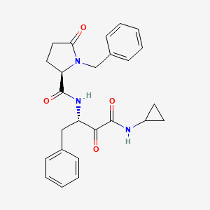 molecular formula C25H27N3O4 B12403539 (1S,2R)-Alicapistat 