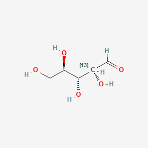 molecular formula C5H10O5 B12403544 D-Ribose-13C-1 