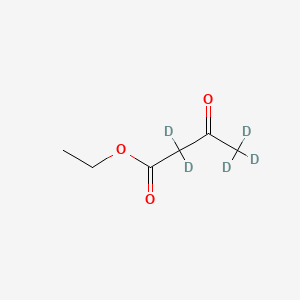 molecular formula C6H10O3 B12403581 Ethyl acetoacetate-d5 