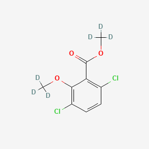 molecular formula C9H8Cl2O3 B12403604 Dicamba methyl ester-d6 