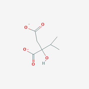 molecular formula C7H10O5-2 B1240361 2-Isopropylmalate(2-) 